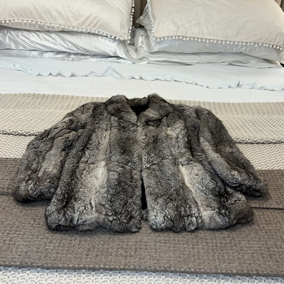 Genuine rabbit fur  coat - Picture 2 of 11